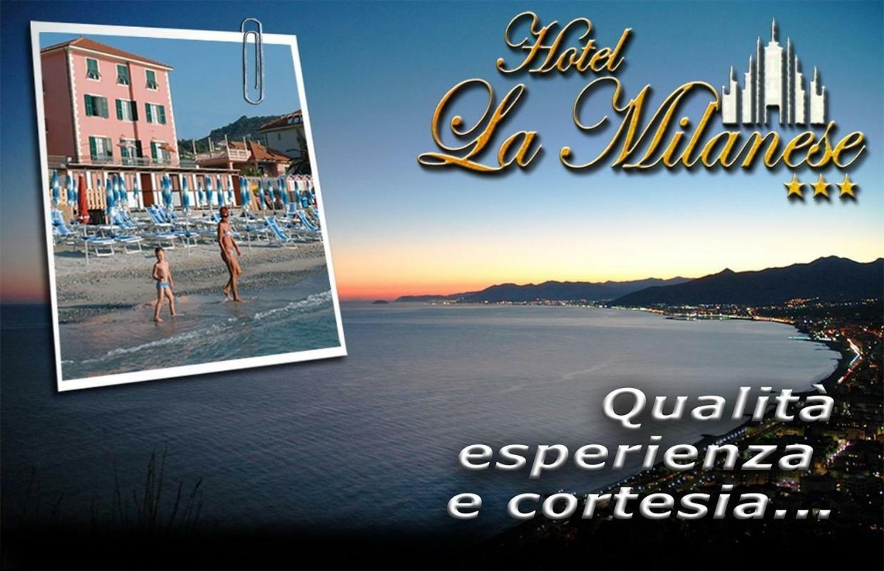 Hotel La Milanese Pietra Ligure Dış mekan fotoğraf